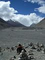 Clouds hiding Mt. Everest at base camp